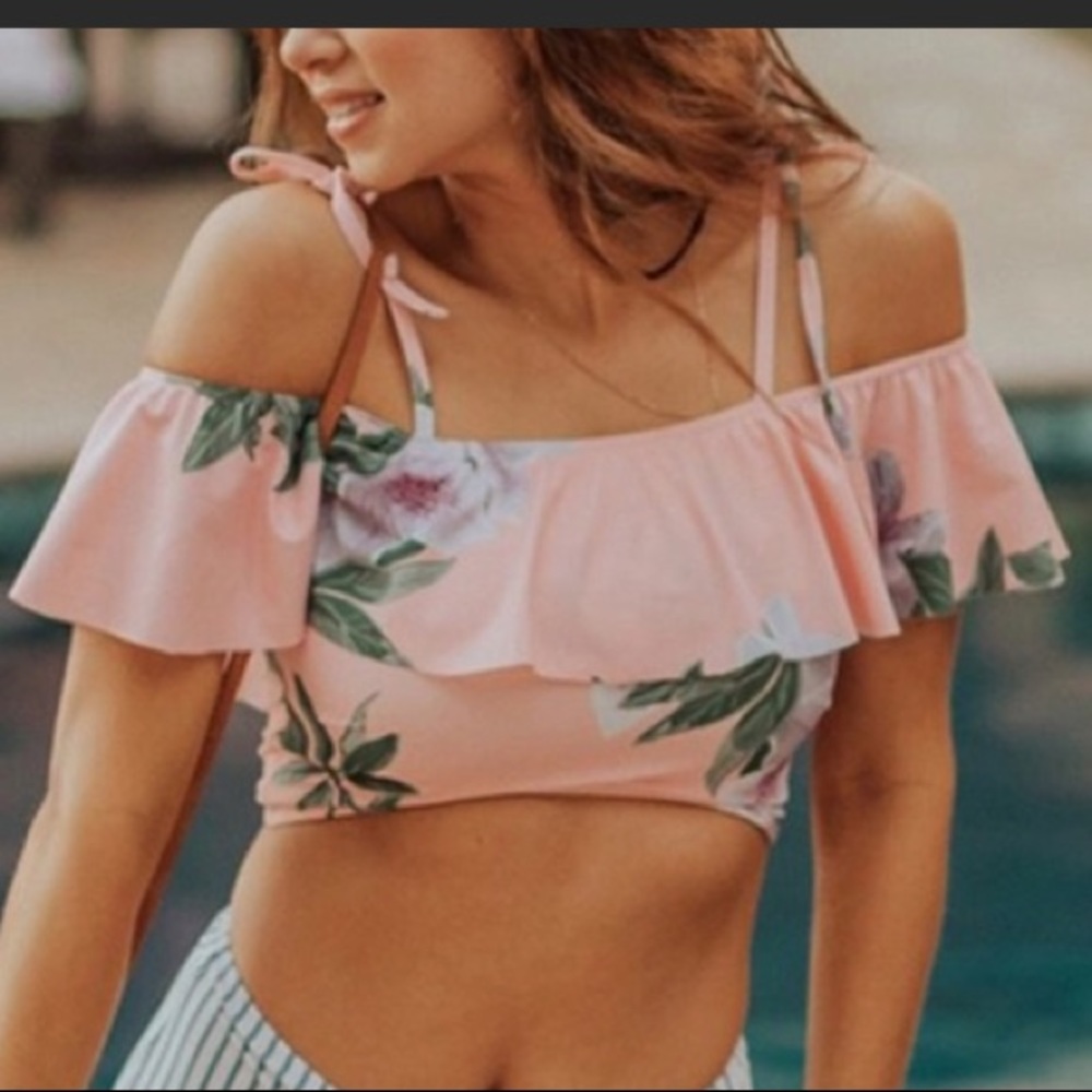 Off Shoulder Floral Top